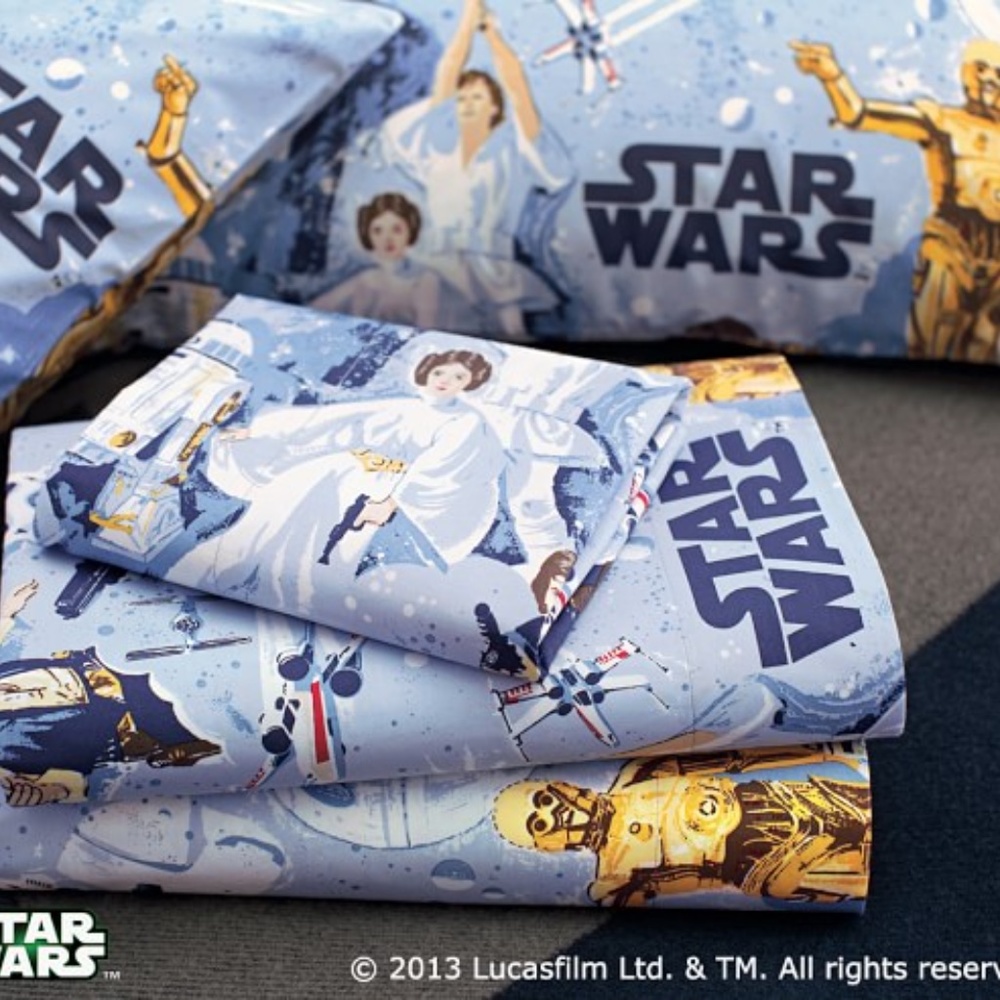 Pottery Barn Kids Twin Star Wars Sheet Set